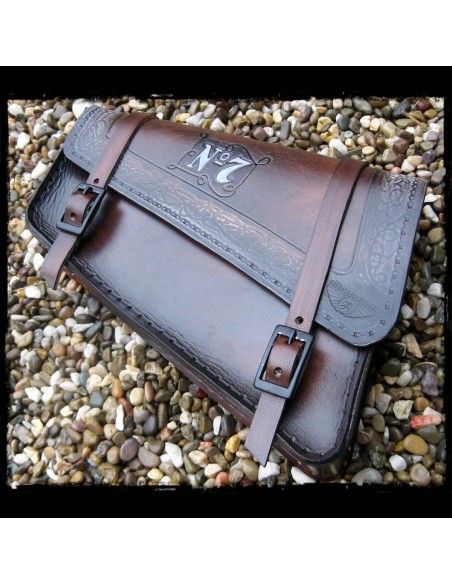 ALFORJA BASCULANTE PIEL JACK DANIELS UNIVERSAL