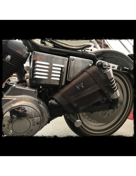 ALFORJA BASCULANTE PIEL JACK DANIELS UNIVERSAL