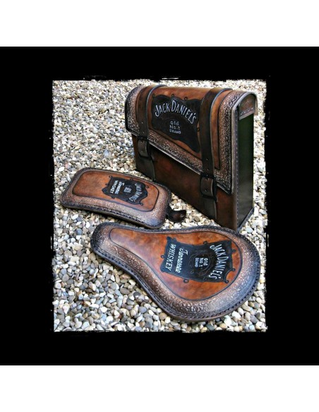 ALFORJA PIEL SEMIRRÍGIDA JACK DANIELS UNIVERSAL