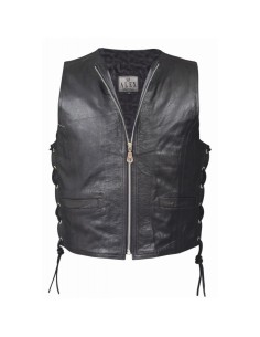 CHALECO CUERO ALEX Mod. 051