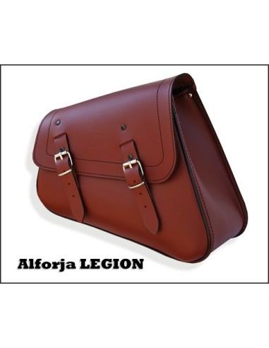 ALFORJA BASCULANTE LEGION MARRON PARA HD SPORTSTER