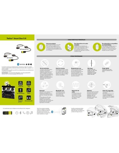 INTERCOMUNICADOR SENA SMH10 JUEGO DE DOS para Intercomunicadores