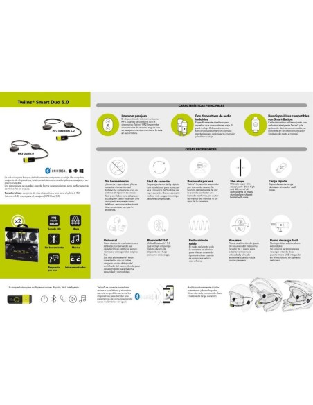 INTERCOMUNICADOR SENA SMH10 JUEGO DE DOS para Intercomunicadores