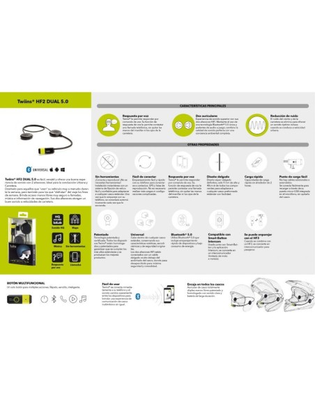 INTERCOMUNICADOR SENA SMH10 JUEGO DE DOS para Intercomunicadores