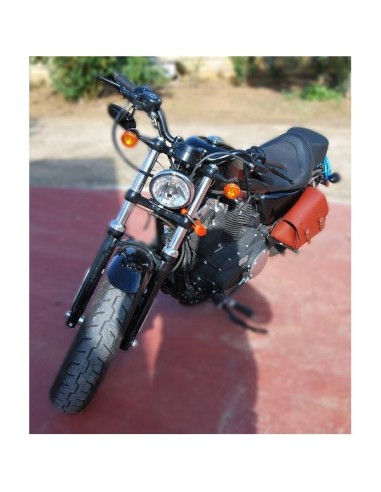 ALFORJA BASCULANTE LEGION MARRON PARA HD SPORTSTER