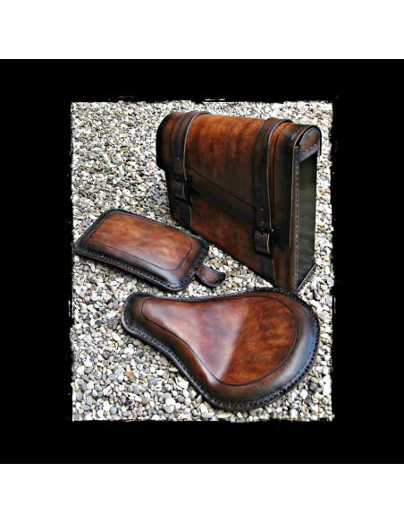 ALFORJA PIEL SEMIRRÍGIDA DARK LEATHER UNIVERSAL ALFORJA PIEL SEMIRRÍGIDA DARK LEATHER UNIVERSAL