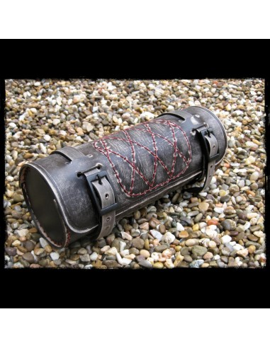 RULO PORTAHERRAMIENTAS PIEL VINTAGE RED