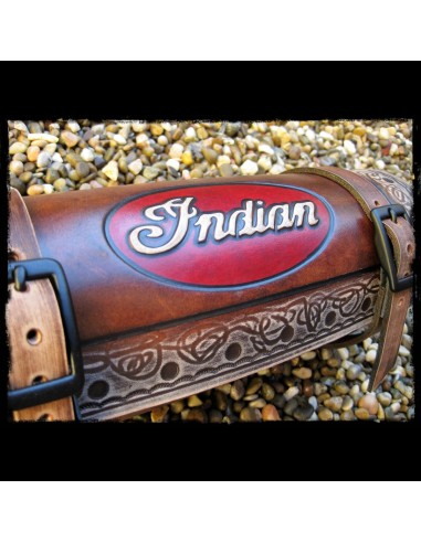 RULO PORTAHERRAMIENTAS PIEL INDIAN MARRÓN OSCURO