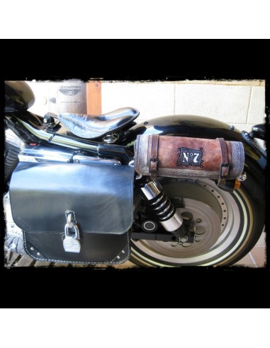 RULO PORTAHERRAMIENTAS PIEL INDIO NEGRO