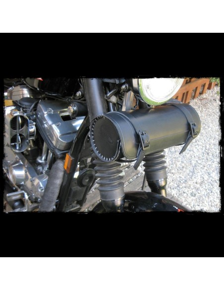 RULO PORTAHERRAMIENTAS PIEL INDIO MARRÓN OSCURO