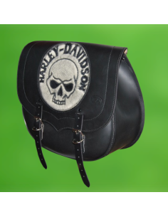 ALFORJA SPARTA SKULL UN SOLO LADO 34X15X38 2