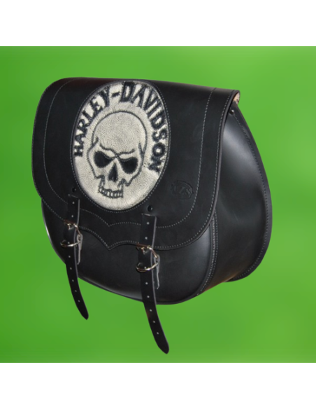 ALFORJA SPARTA SKULL UN SOLO LADO 34X15X38