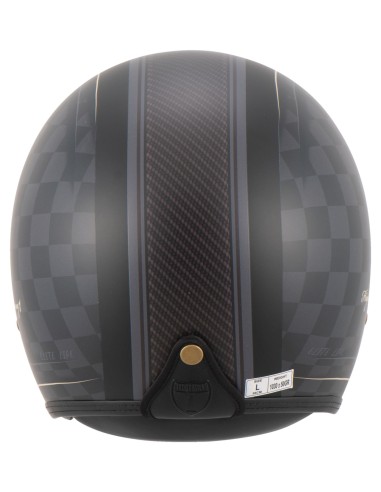CASCO CUSTOM HIGHWAY 1 NEGRO MATE HOMOLOGADO para Cascos Jet