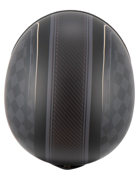 CASCO CUSTOM HIGHWAY 1 NEGRO MATE HOMOLOGADO para Cascos Jet