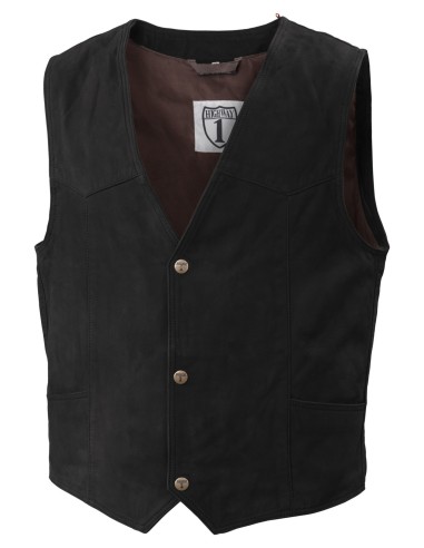 CHALECO PIEL NUBUCK HIGHWAY 1