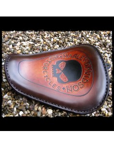 ASIENTO SOLO SKULL BROWN HD PARA SPORTSTER 2010 - UP 2
