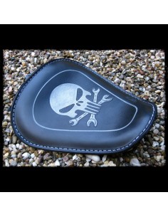 ASIENTO SOLO SKULL BLACK PARA SPORTSTER 2010 - UP 2