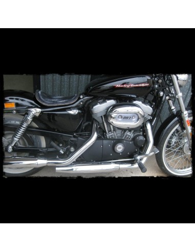 ASIENTO SOLO SKULL BLACK PARA SPORTSTER 2010 - UP