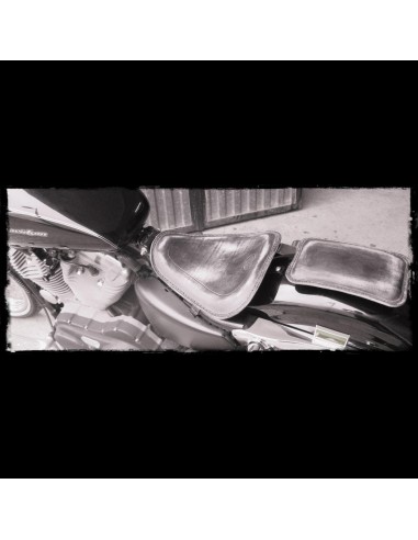 ASIENTO SOLO SKULL BLACK VINTAGE PARA SPORTSTER 2010 - UP