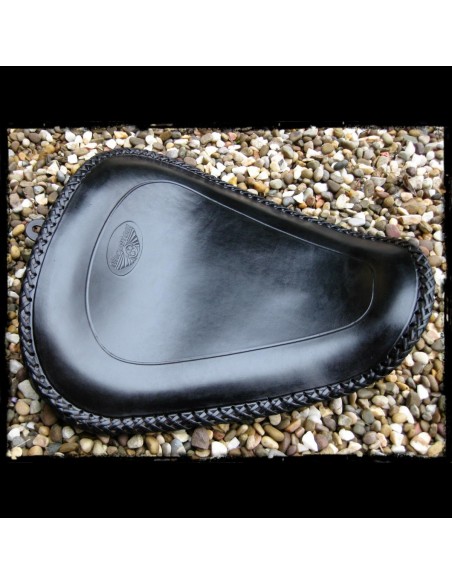 ASIENTO SOLO BROWN VINTAGE LOGO HD PARA SPORTSTER 2010 - UP