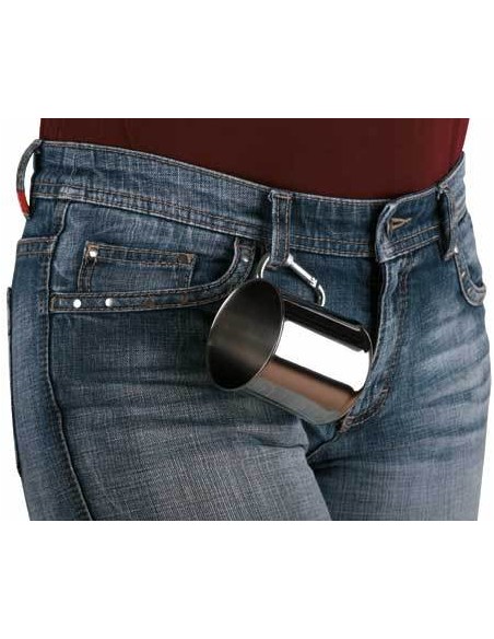 JARRA ACERO INOXIDABLE CON MOSQUETON 280ML JARRA ACERO INOXIDABLE CON MOSQUETON 280ML