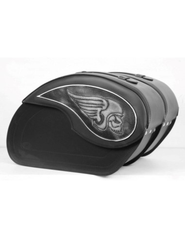 ALFORJAS RIGIDAS PIEL VENDETTA BMW R18 para Alforjas de Piel