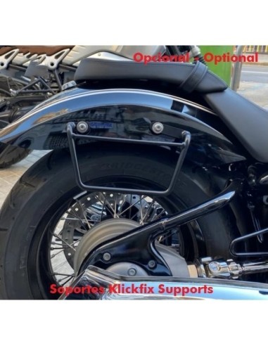 ALFORJAS RIGIDAS PIEL VENDETTA BMW R18 para Alforjas de Piel