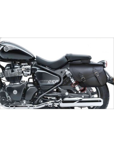 ALFORJAS ALHAMA BÁSICAS PARA ROYAL ENFIELD MARRÓN para Alforjas Med...