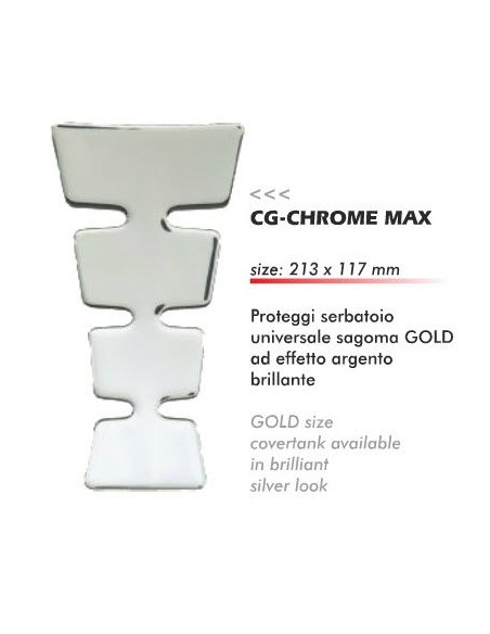 PROTECTOR DEPOSITO CROMADO METAL ADHESIVO