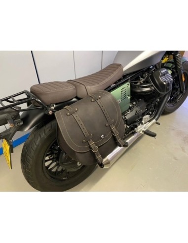 ALFORJA PIEL BANDO BASICA OLD RAT SOFTAIL STREET BOB H.D para Alfor...