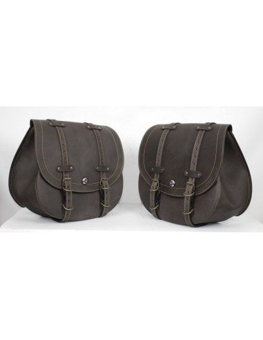 ALFORJA PIEL BANDO BASICA OLD RAT SOFTAIL STREET BOB H.D para Alfor...