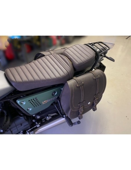 ALFORJA PIEL BANDO BASICA OLD RAT SOFTAIL STREET BOB H.D para Alfor...