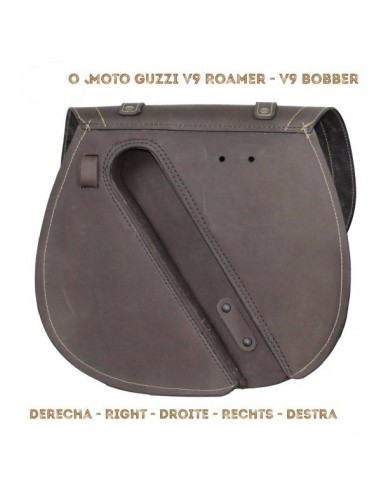 ALFORJA PIEL BANDO BASICA OLD RAT SOFTAIL STREET BOB H.D para Alfor...