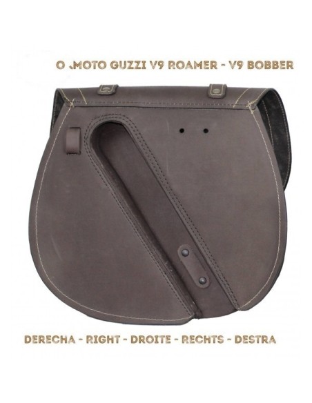 ALFORJA PIEL BANDO BASICA OLD RAT SOFTAIL STREET BOB H.D para Alfor...