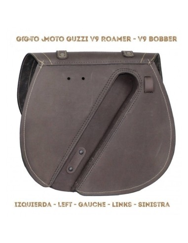 ALFORJA PIEL BANDO BASICA OLD RAT SOFTAIL STREET BOB H.D para Alfor...