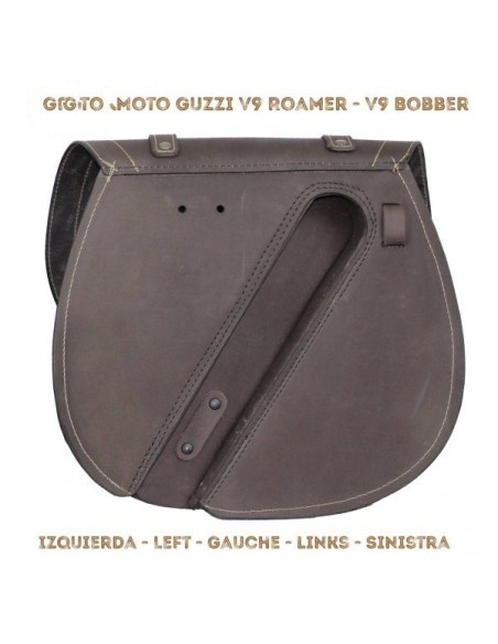 ALFORJA PIEL BANDO BASICA OLD RAT SOFTAIL STREET BOB H.D para Alfor...