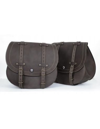 ALFORJA PIEL BANDO BASICA OLD RAT SOFTAIL STREET BOB H.D para Alfor...