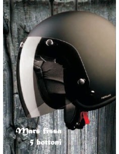VISERA MARS FISSA 5 BOTONES PARA CASCOS BLACK RACER