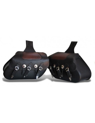 ALFORJAS RIGIDAS SUPER STAR CLÁSICAS TRENZADOS COCO SOFTAIL FAT-BOY...