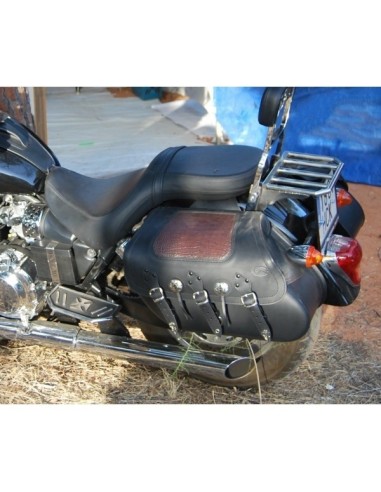 ALFORJAS RIGIDAS SUPER STAR CLÁSICAS TRENZADOS COCO SOFTAIL FAT-BOY...