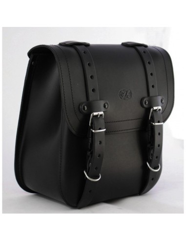 ALFORJA PIEL ADRIANO BASICA MARRÓN PARA SOFTAIL SLIM H.D para Alfor...