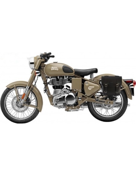 ALFORJA PIEL ADRIANO BASICA MARRÓN PARA SOFTAIL SLIM H.D para Alfor...