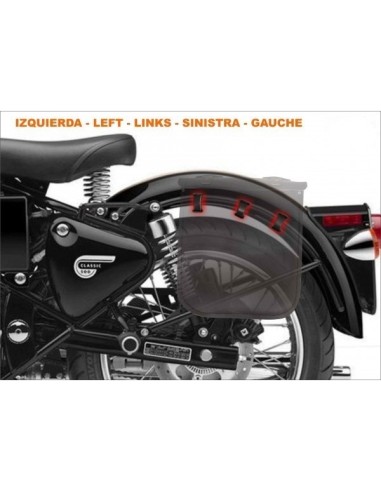 ALFORJA PIEL ADRIANO BASICA MARRÓN PARA SOFTAIL SLIM H.D para Alfor...