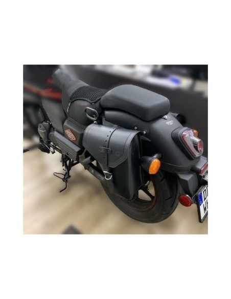 ALFORJA PIEL PISTOLA DERECHA PARA SOFTAIL LOW RIDER S H.D para Alfo...