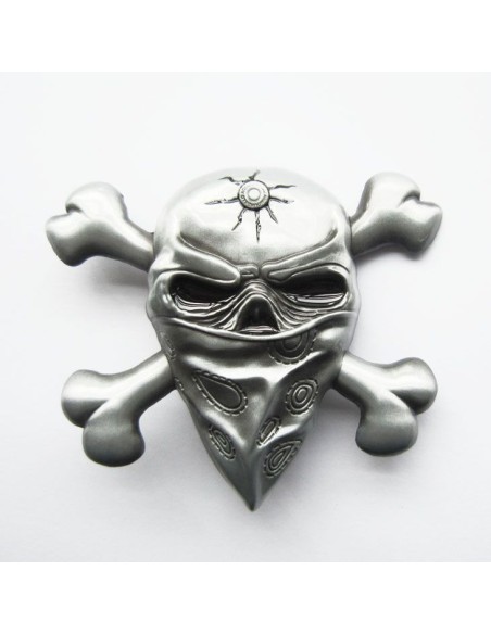 HEBILLA MASCARA SKULL AND BONES