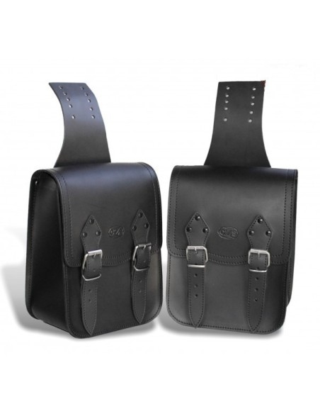 ALFORJAS PIEL RIFLE BÁSICA UNIVERSAL para Alforjas Medianas