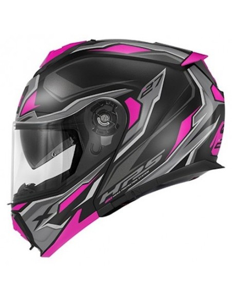 CASCO MODULAR X27 SOLID COLOR TITANIO MATE, Cascos Modulares