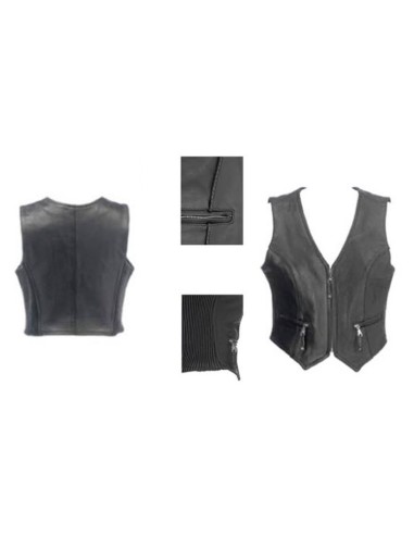 CHALECO PIEL CHICA ELASTICO EN LATERALES