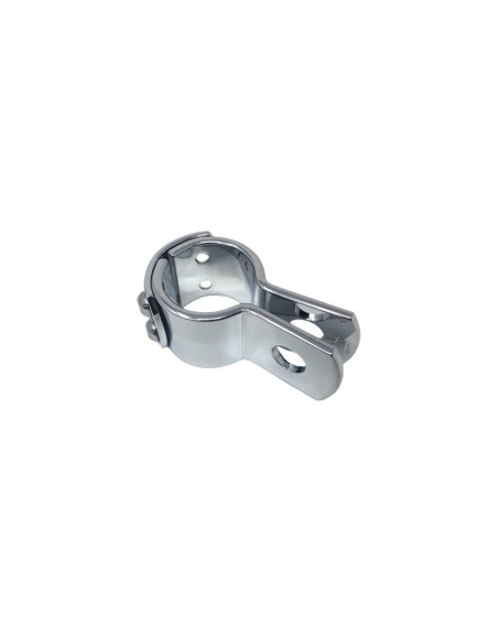 ABRAZADERA CROMADA PARA DEFENSA DE 30 MM.