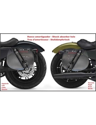 SET ALFORJAS SPARTA BÁSICA HCO AMORT SPORTSTER H.D